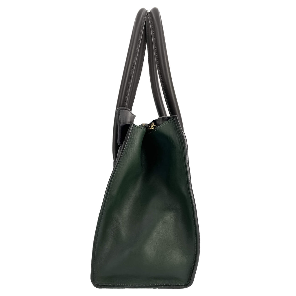 Second hand Céline Luggage Leather Multicolour Bag Green - Tabita Bags