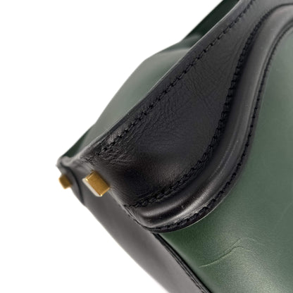 Second hand Céline Luggage Leather Multicolour Bag Green - Tabita Bags