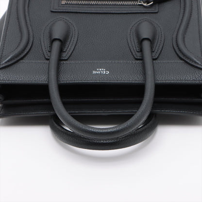 Second hand Céline Luggage Nano Leather Tote Bag Black - Tabita Bags