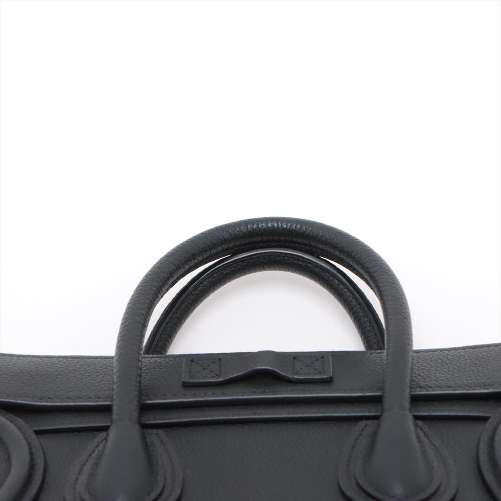 Second hand Céline Luggage Nano Leather Tote Bag Black - Tabita Bags
