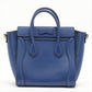 Second hand Céline Luggage Nano Shopper Leather Blue - Tabita Bags