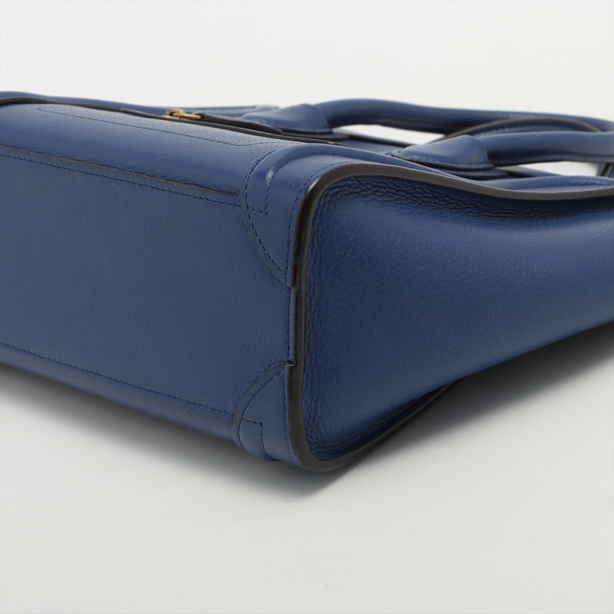 Second hand Céline Luggage Nano Shopper Leather Blue - Tabita Bags