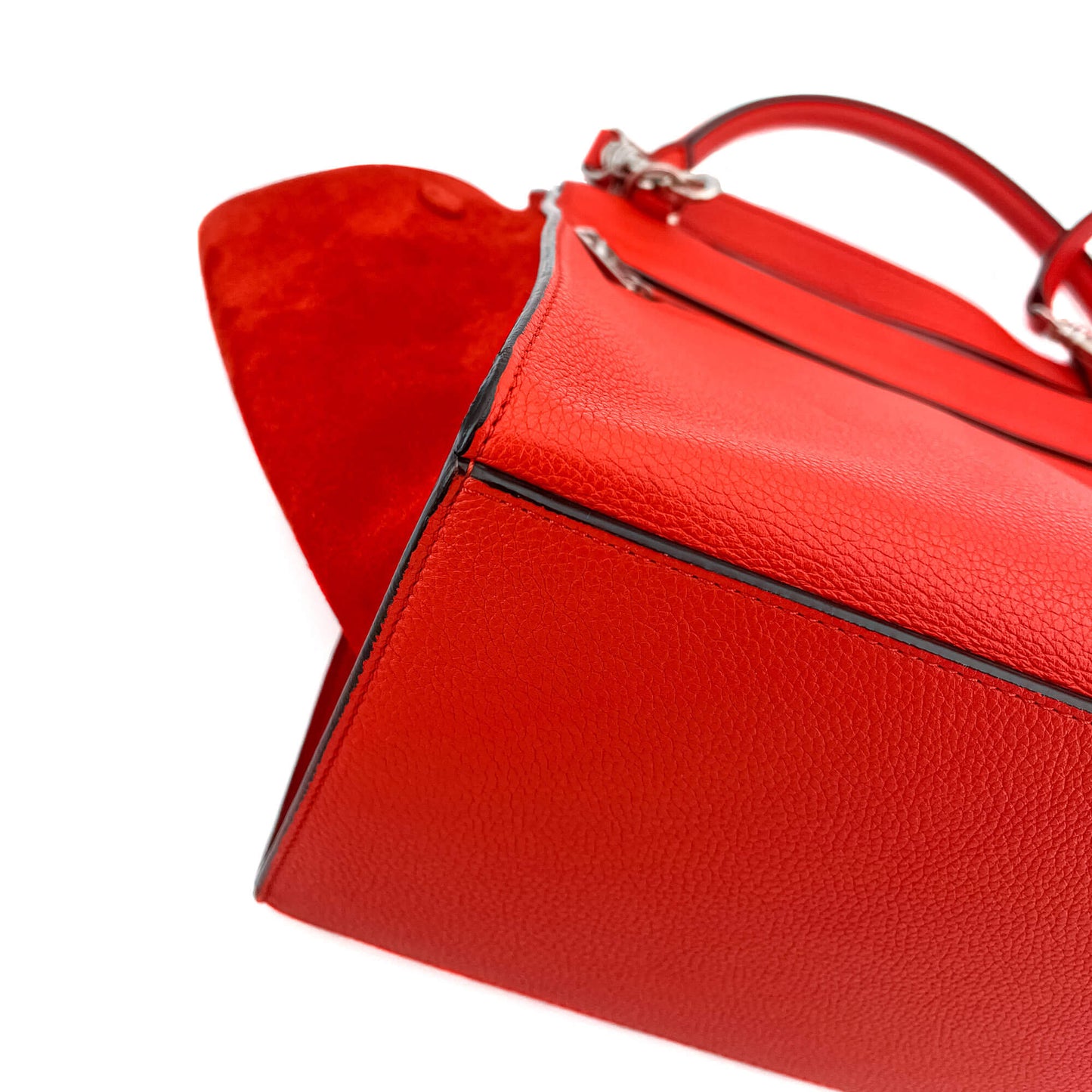 Second hand Céline Trapeze Medium Leather Red Bag - Tabita Bags