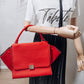 Second hand Céline Trapeze Medium Leather Red Bag - Tabita Bags