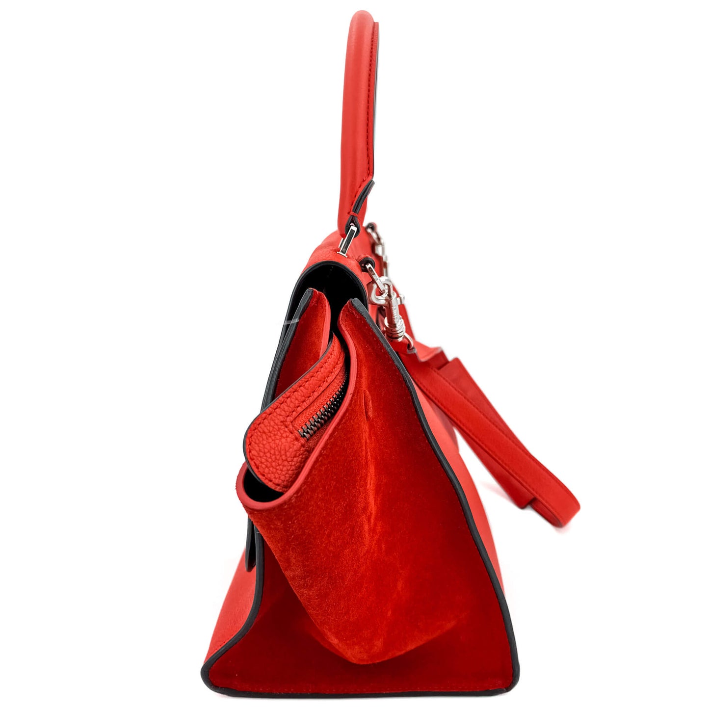 Second hand Céline Trapeze Medium Leather Red Bag - Tabita Bags