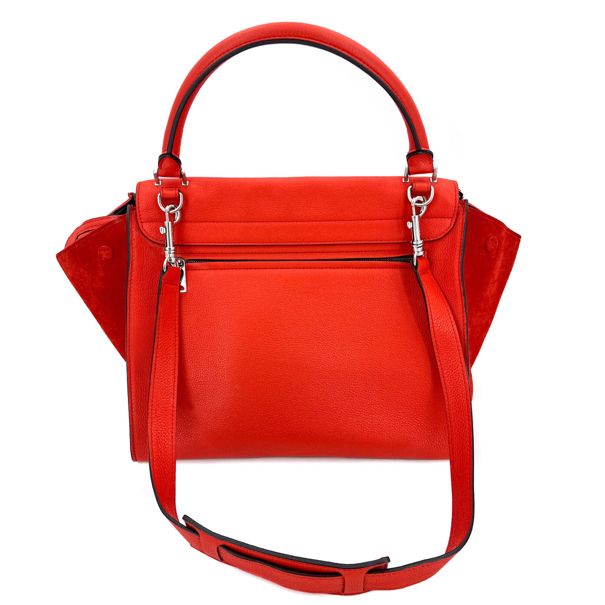 Second hand Céline Trapeze Medium Leather Red Bag - Tabita Bags