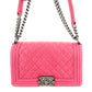 Second hand Chanel Boy Medium Quilted Calfskin Pink Bag - Tabita Bags