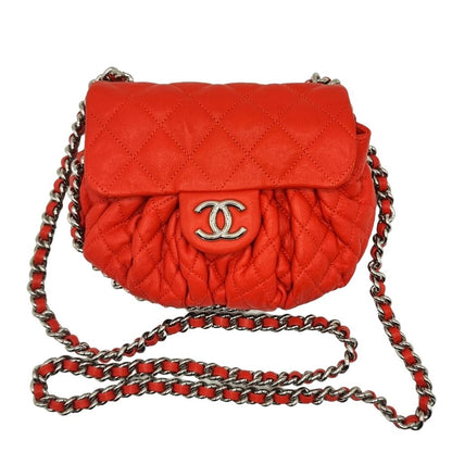 Second hand Chanel Chain Around Limited Edition Small Red Leather Flap - Tabita Bags