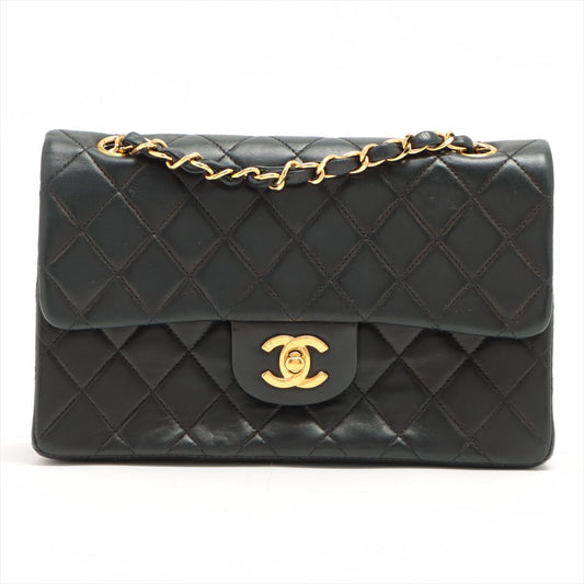 Second hand Chanel Chanel Double Flap 1997-1999 Black Lambskin Small - Tabita Bags