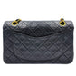 Second hand Chanel Classic Double Flap Chain Bag Black Leather Small - Tabita Bags