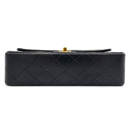 Second hand Chanel Classic Double Flap Chain Bag Black Leather Small - Tabita Bags