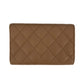 Second hand Chanel Classic Flap Leather Wallet Caramel - Tabita Bags