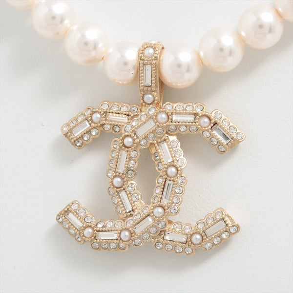 Chanel Coco CC Necklace Fake Pearl Golden - Tabita Bags – Tabita