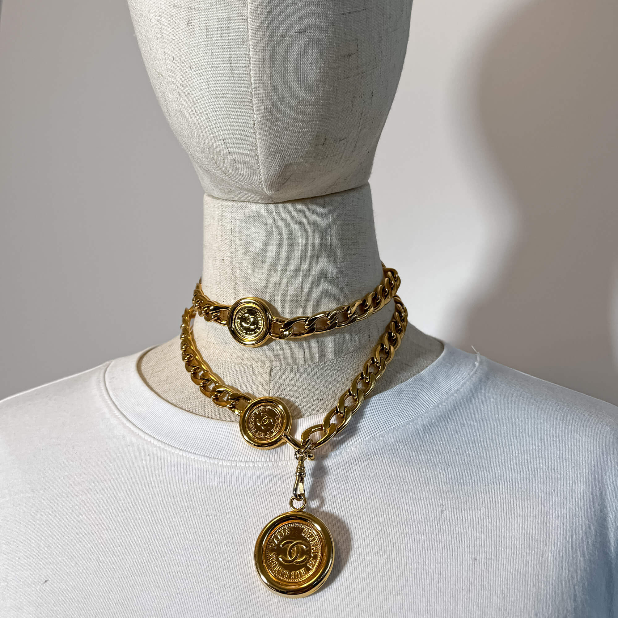 Chanel Coco Chain Belt Gold Plated Size 80 Tabita Bags Tabita Bags with Love