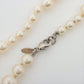 Second hand Chanel Coco Necklace Faux Pearls Silver Metal - Tabita Bags