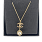 Second hand Chanel Coco Necklace Long Golden - Tabita Bags