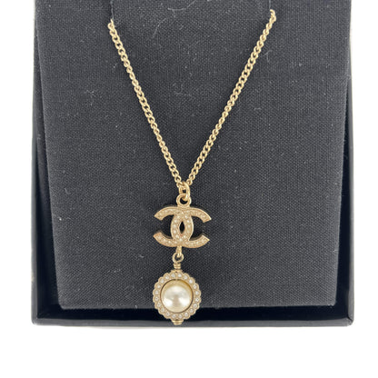 Second hand Chanel Coco Necklace Long Golden - Tabita Bags