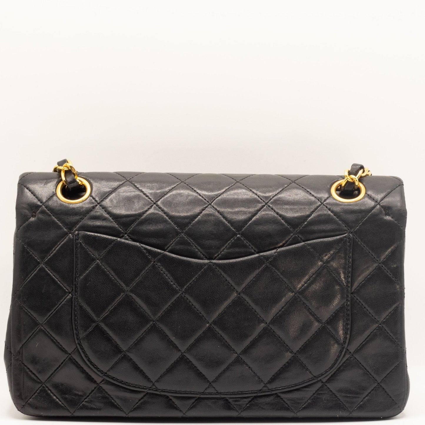 Second hand Chanel Double Flap 1989-1991 Black Lambskin Small - Tabita Bags