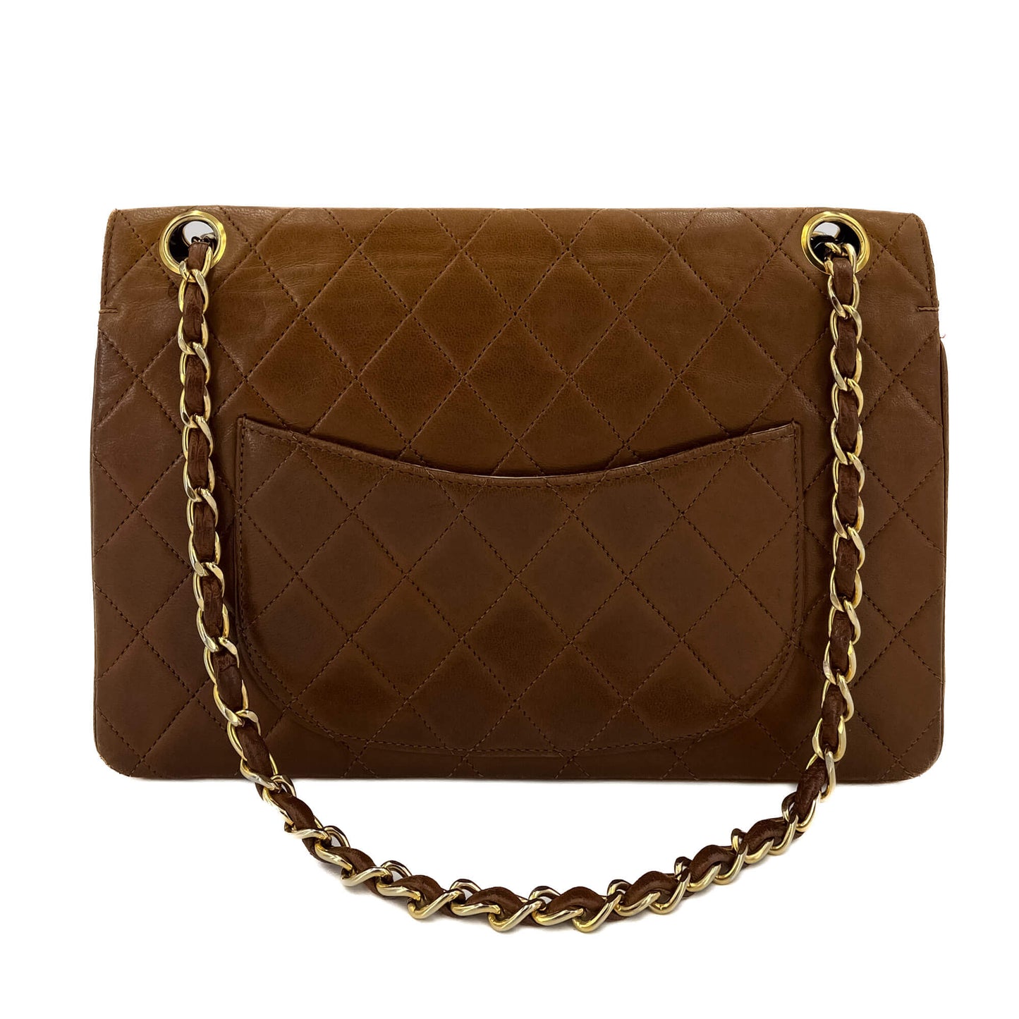 Second hand Chanel Double Flap Caramel gold Hardware - Tabita Bags