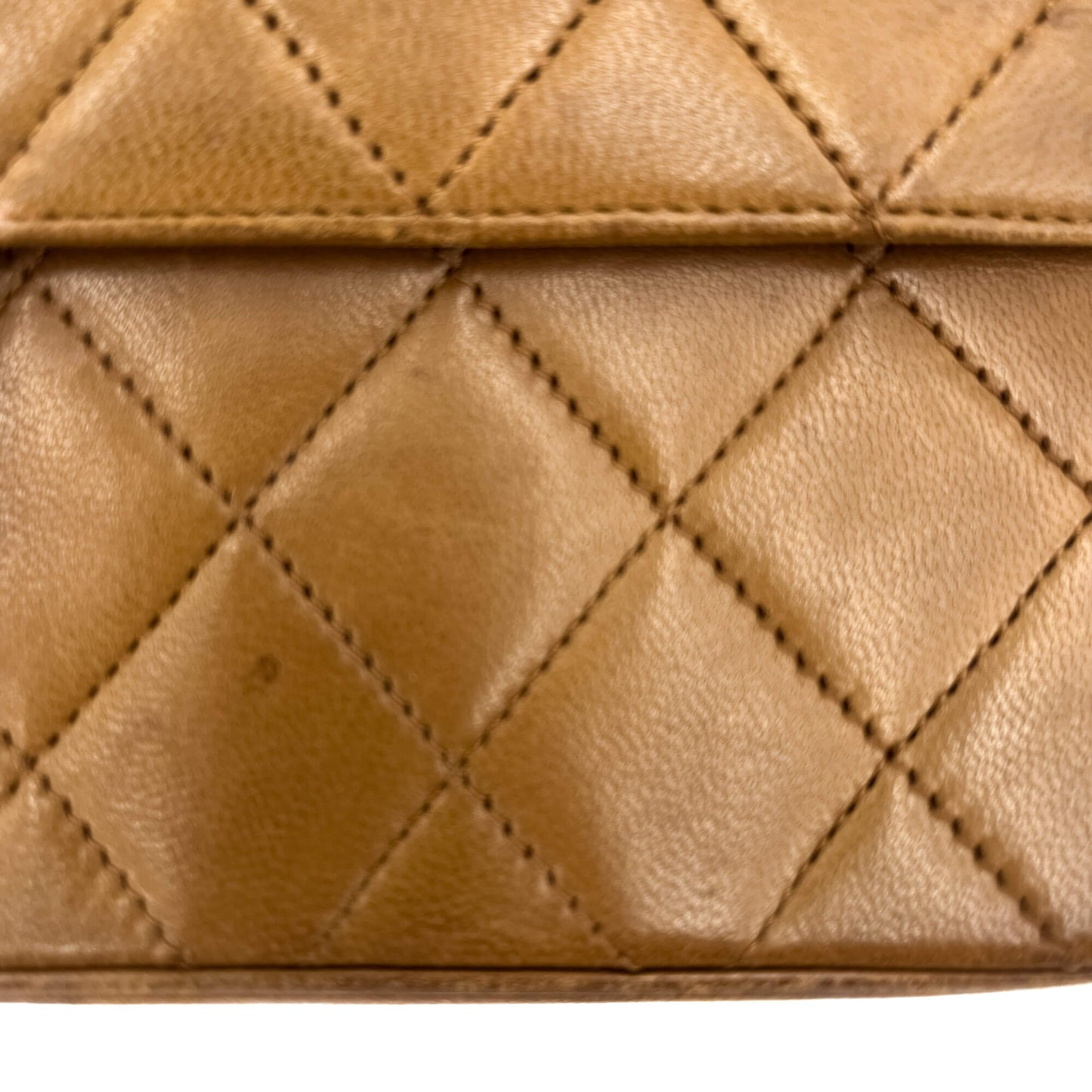 Second hand Chanel Double Flap Caramel gold Hardware - Tabita Bags