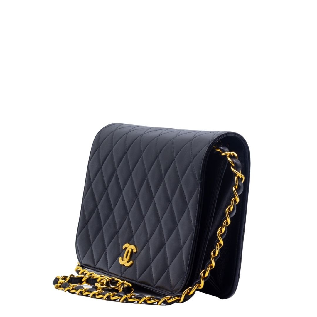 Chanel Full Flap Lambskin Leather Shoulder Bag Vintage - Tabita Bags –  Tabita Bags with Love