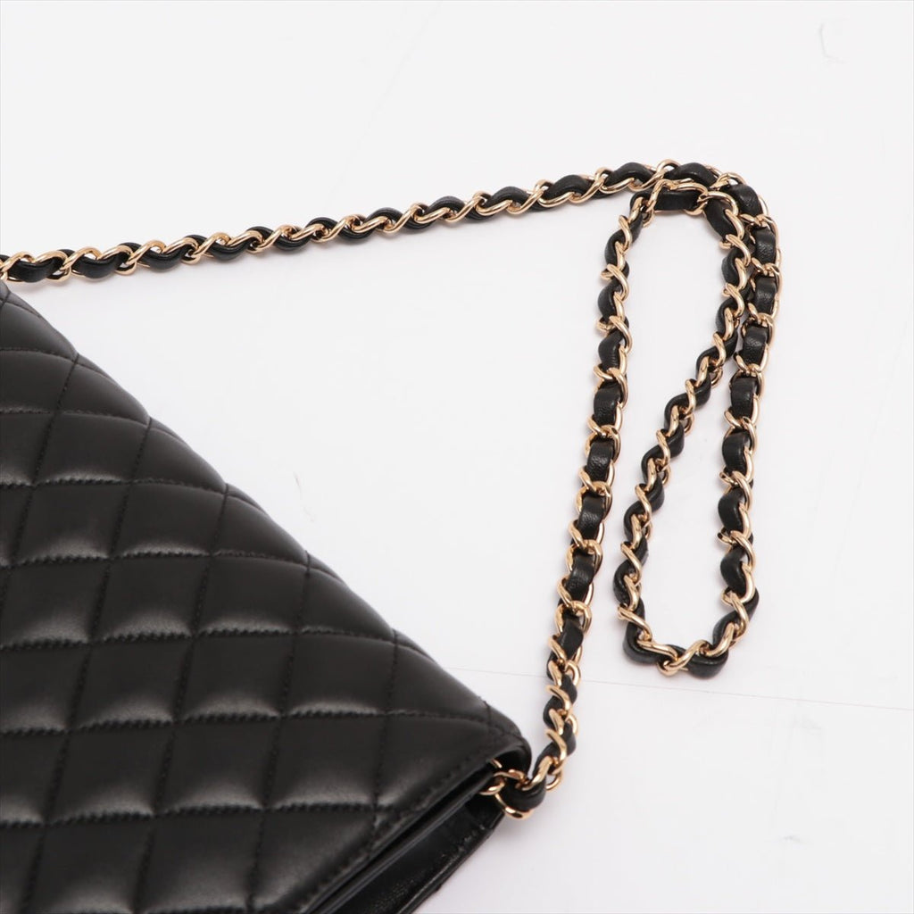 Second hand Chanel Full Flap Matelasse Lambskin leather Gold Metal - Tabita Bags