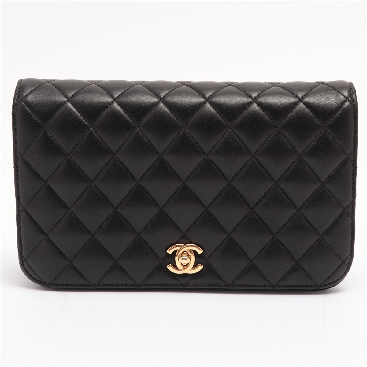 Second hand Chanel Full Flap Matelasse Lambskin leather Gold Metal - Tabita Bags