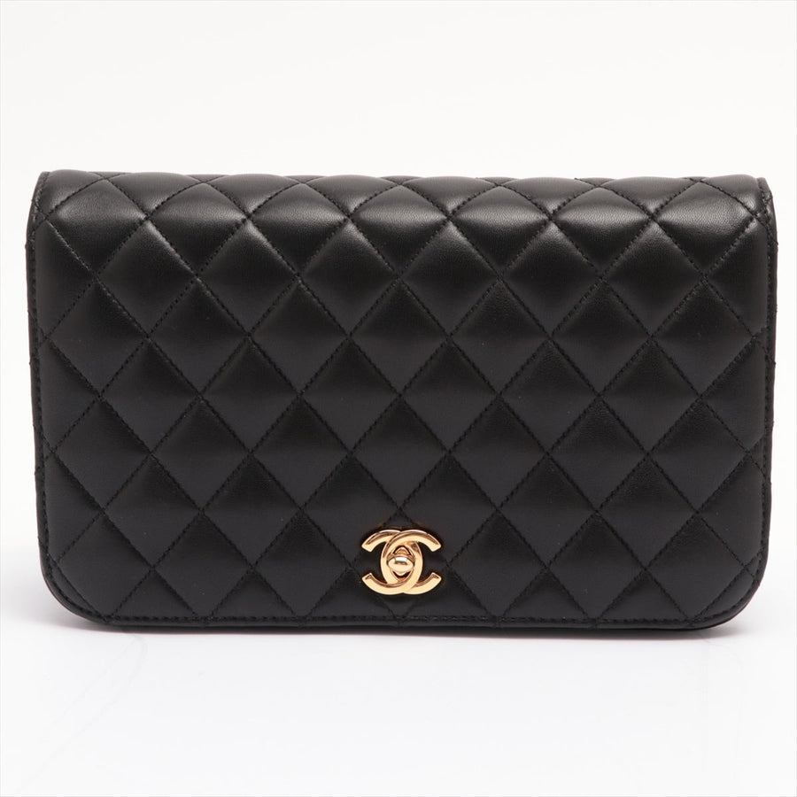 Second hand Chanel Full Flap Matelasse Lambskin leather Gold Metal - Tabita Bags