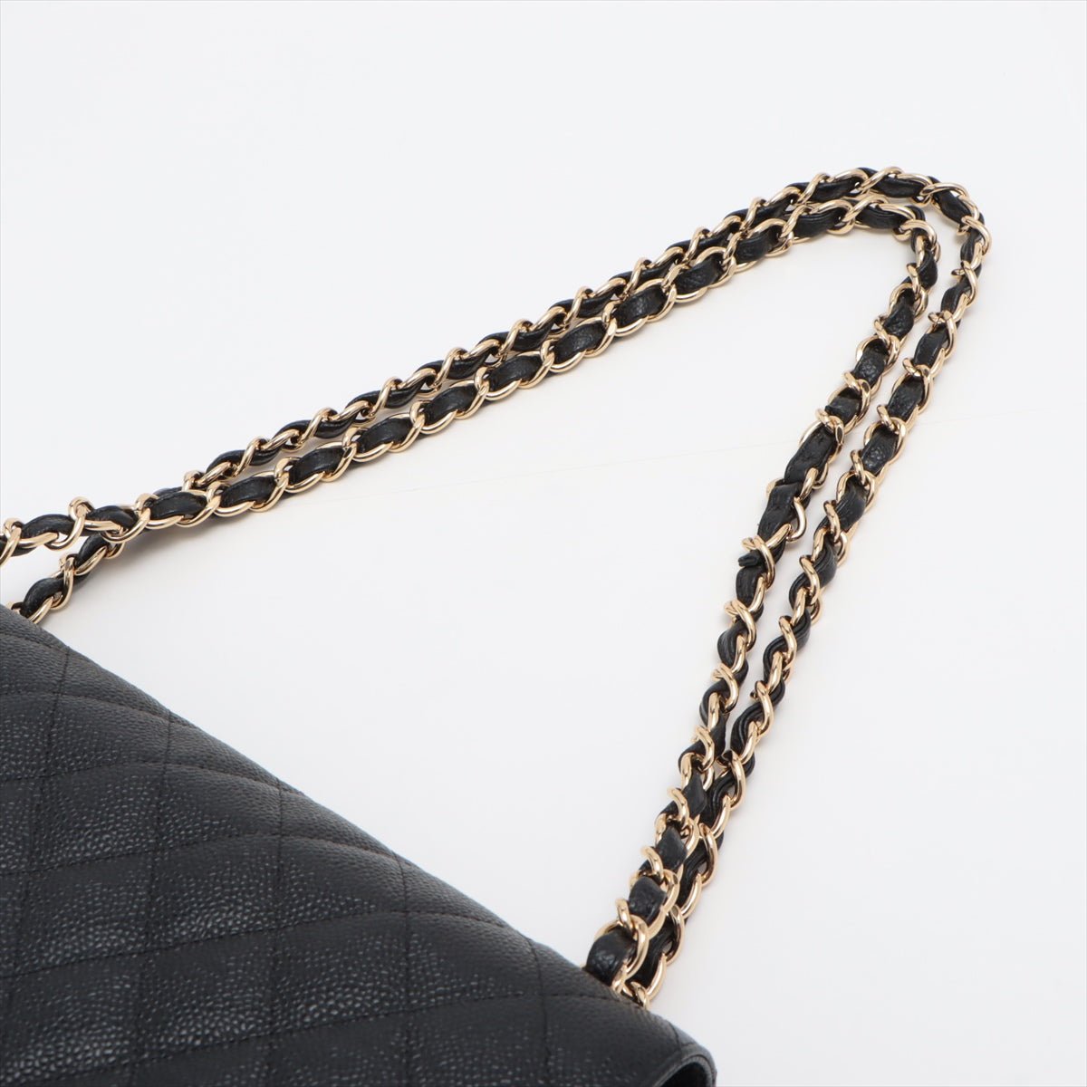 Second hand Chanel Jumbo Classic Double Flap Black Caviar Leather - Tabita Bags