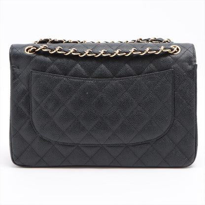 Second hand Chanel Jumbo Classic Double Flap Black Caviar Leather - Tabita Bags