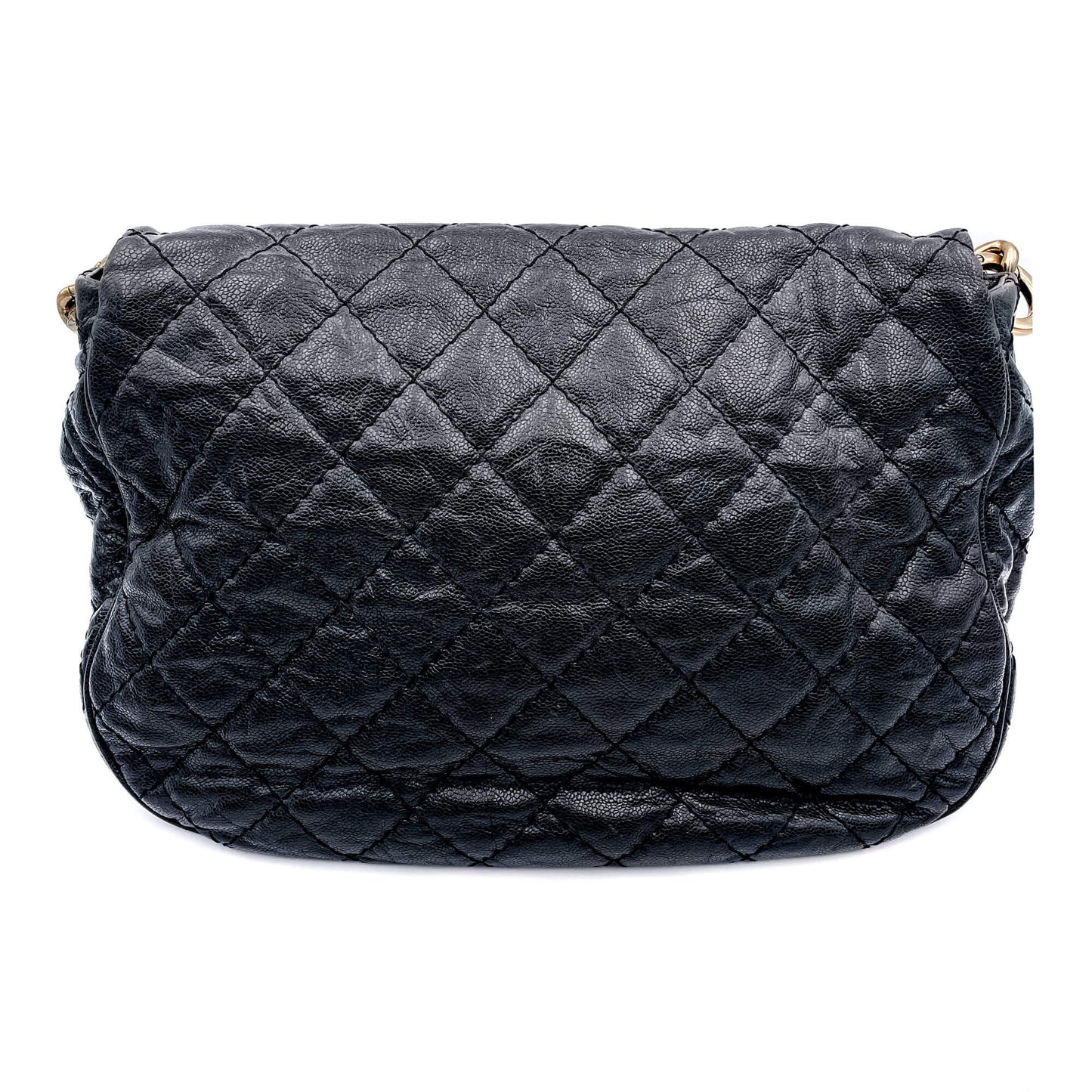 Second hand Chanel Jumbo Distressed Caviar Black Bag - Tabita Bags