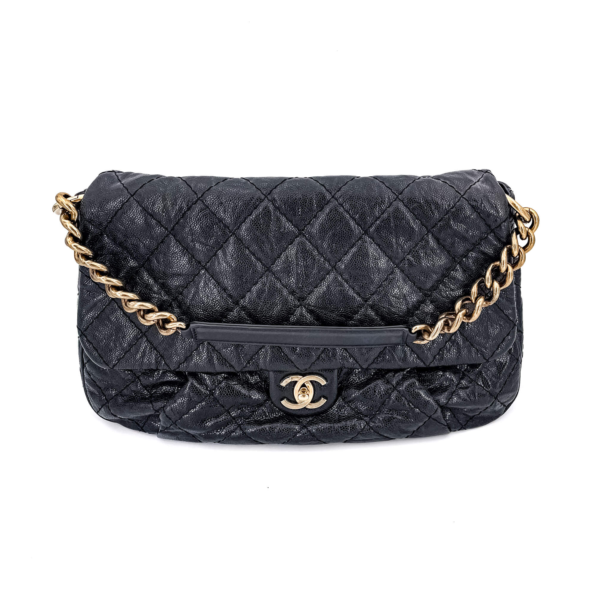 Chanel Jumbo Distressed Caviar Black Bag - Tabita Bags – Tabita