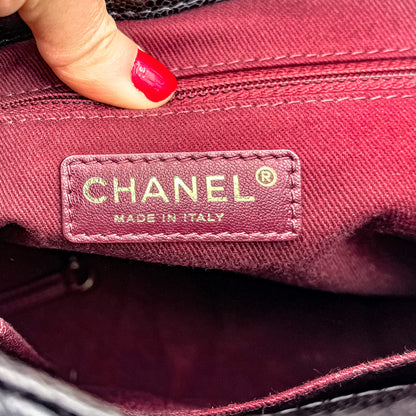 Second hand Chanel Jumbo Distressed Caviar Black Bag - Tabita Bags