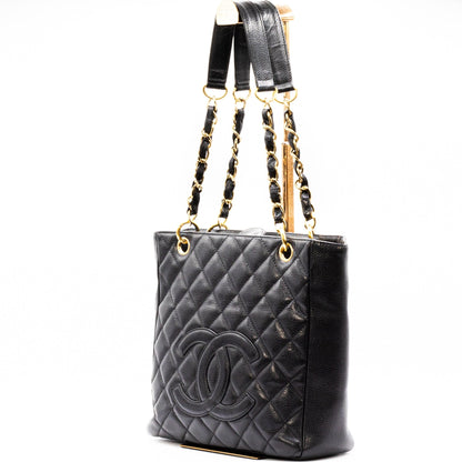 Second hand Chanel Mini Shopper Caviar Black - Tabita Bags