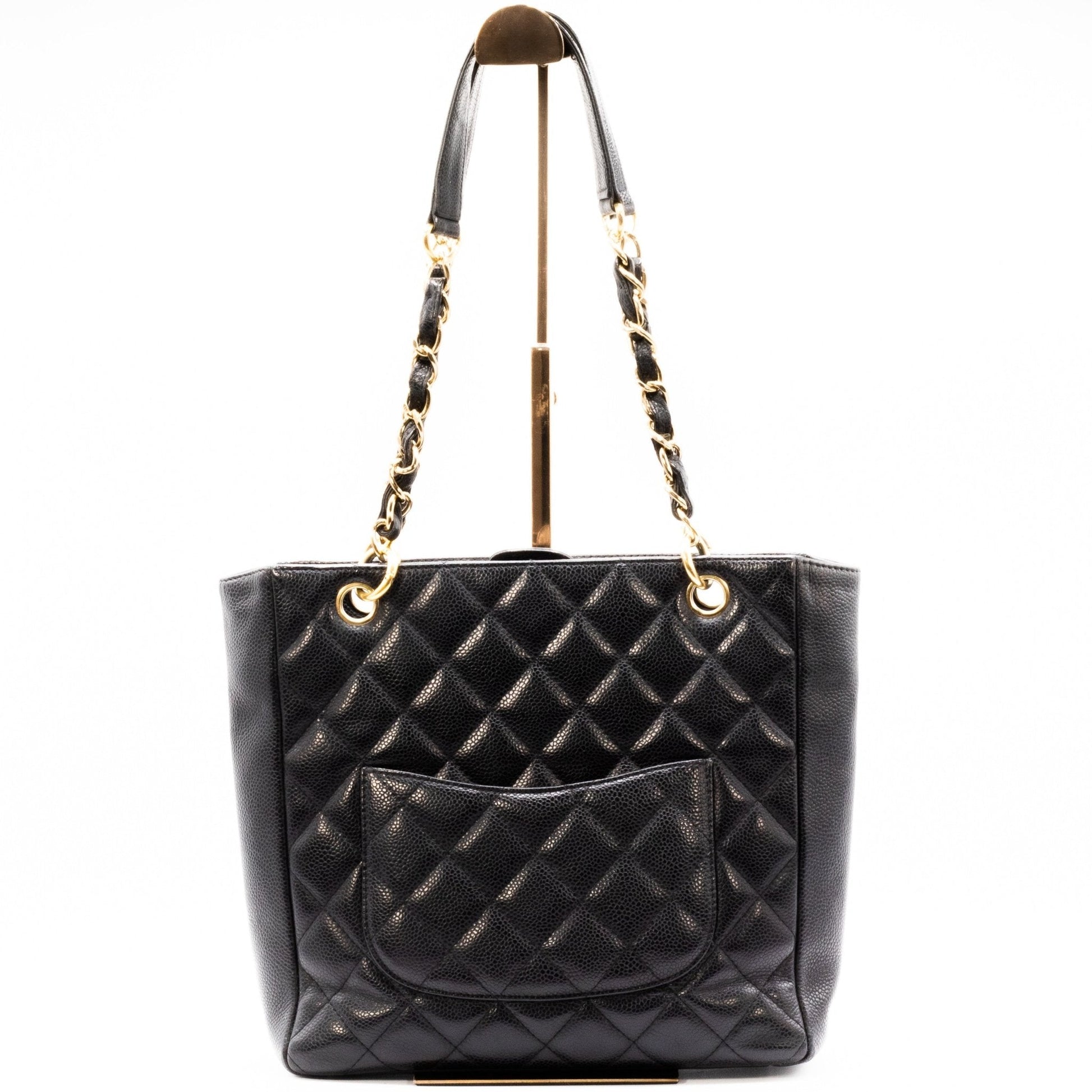 Second hand Chanel Mini Shopper Caviar Black - Tabita Bags