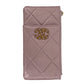 Second hand Chanel Phone & Card Holder Leather Pastel Pink - Tabita Bags