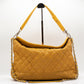 Second hand Chanel Shoulder Bag Yellow Caviar Leather - Tabita Bags