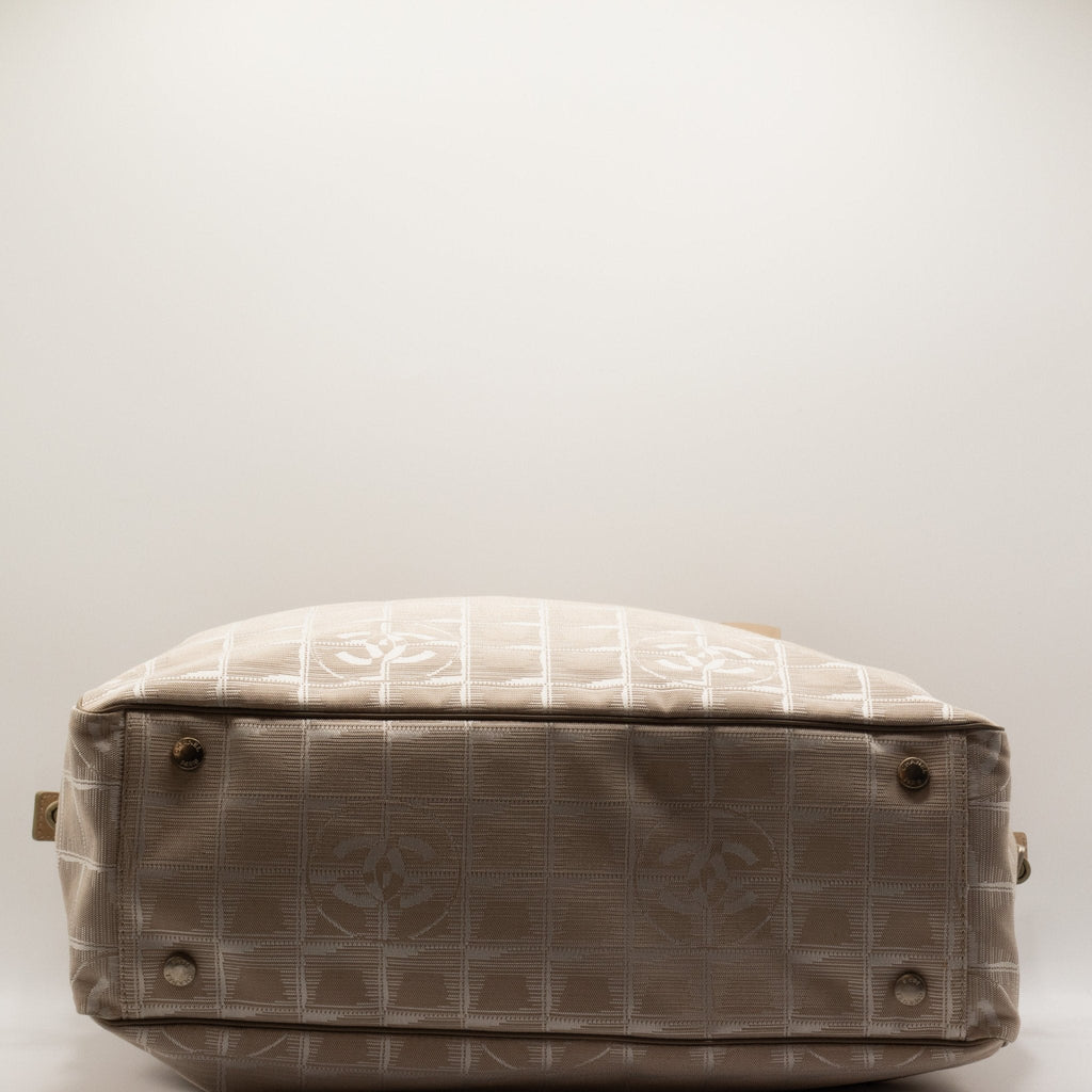 Second hand Chanel Tote bag in Grey Cloth Vintage - Tabita Bags