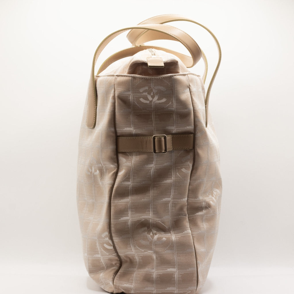 Second hand Chanel Tote bag in Grey Cloth Vintage - Tabita Bags