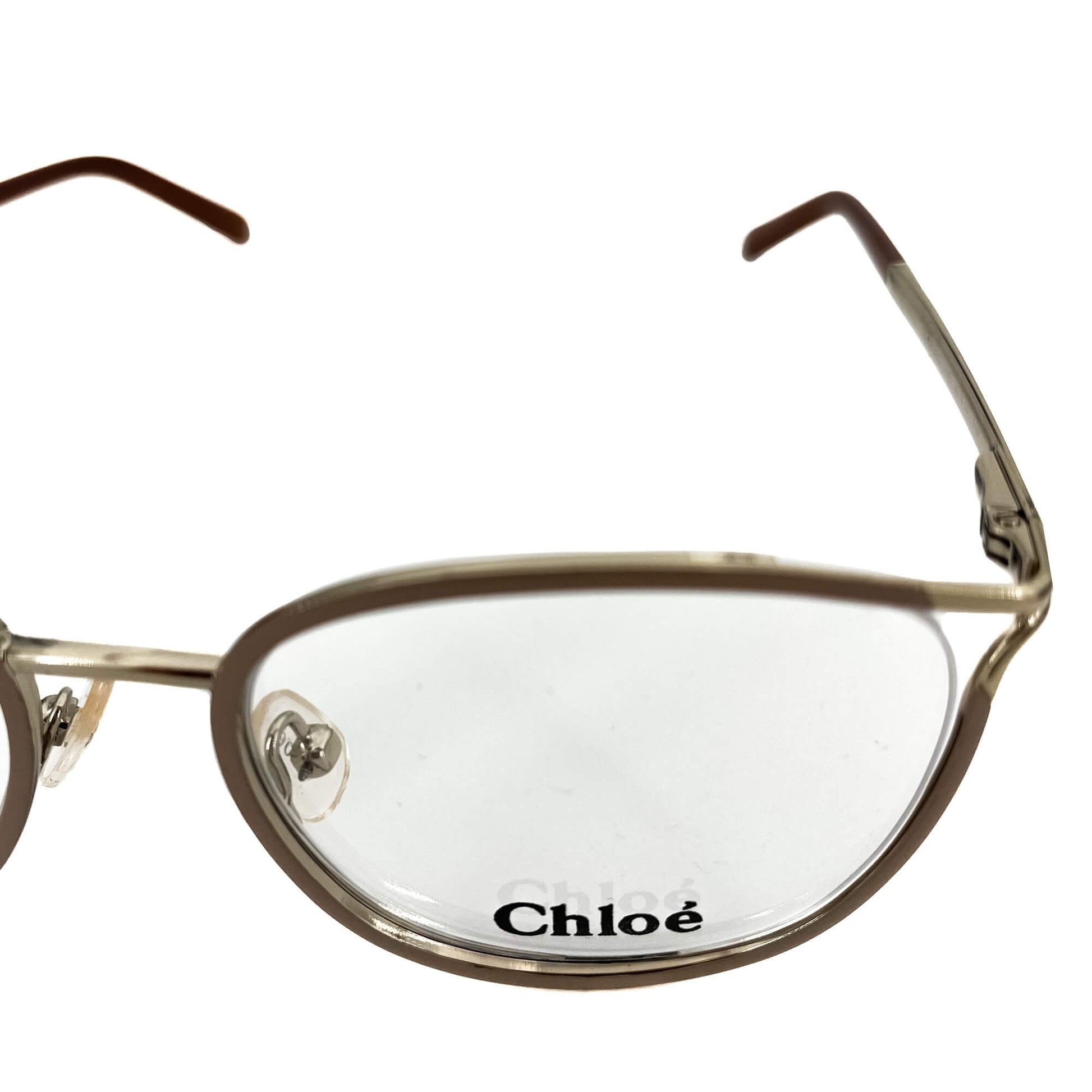 Second hand Chloé Optical Glasses Gold Nude Frames - Tabita Bags