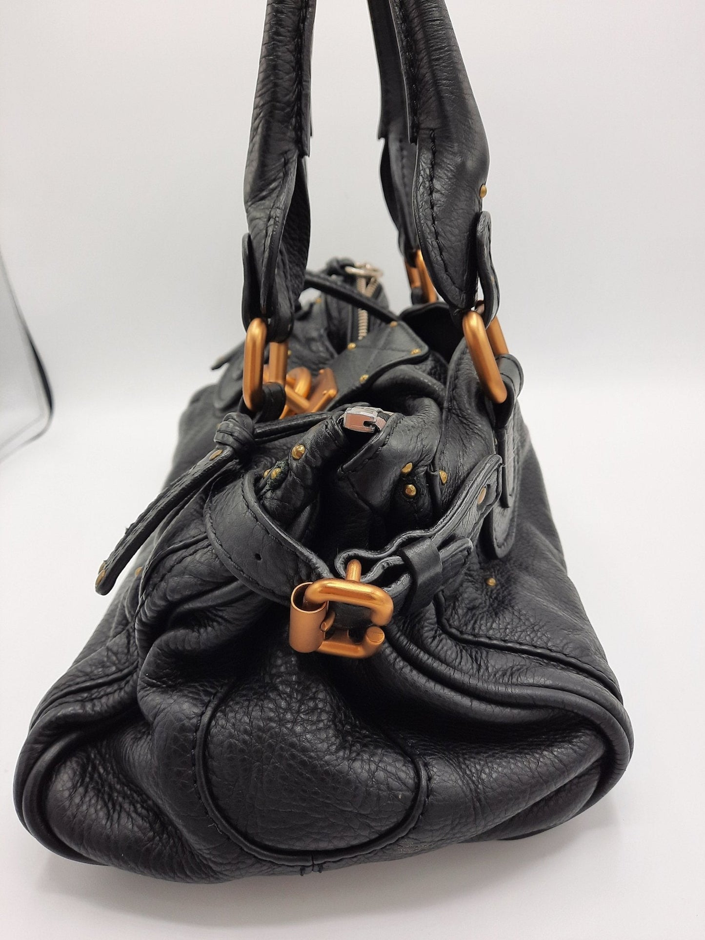 Second hand Chloé Paddington Medium Black Leather - Tabita Bags