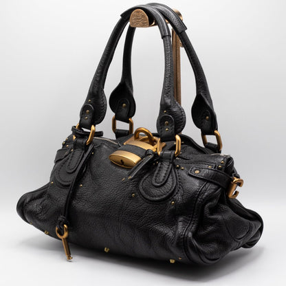 Second hand Chloé Paddington Medium Black Leather - Tabita Bags