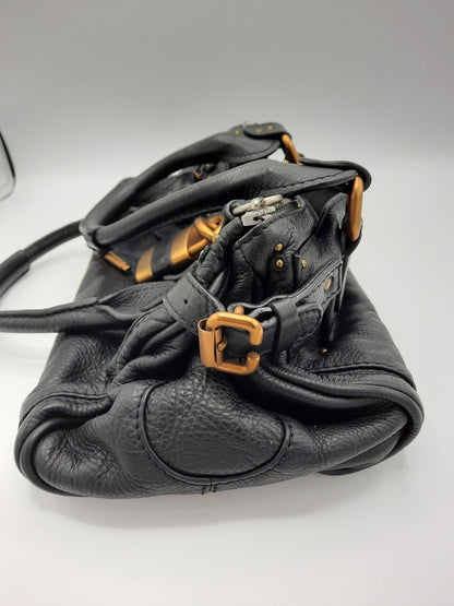 Second hand Chloé Paddington Medium Black Leather - Tabita Bags