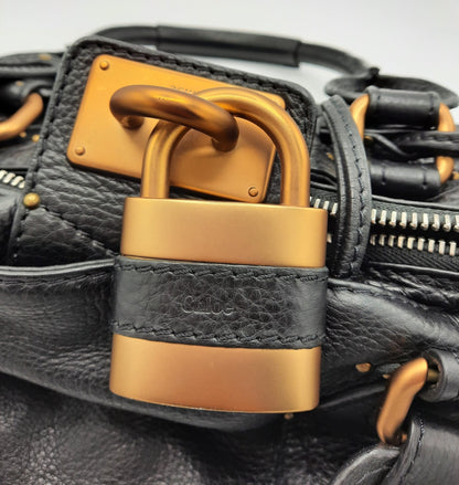 Second hand Chloé Paddington Medium Black Leather - Tabita Bags