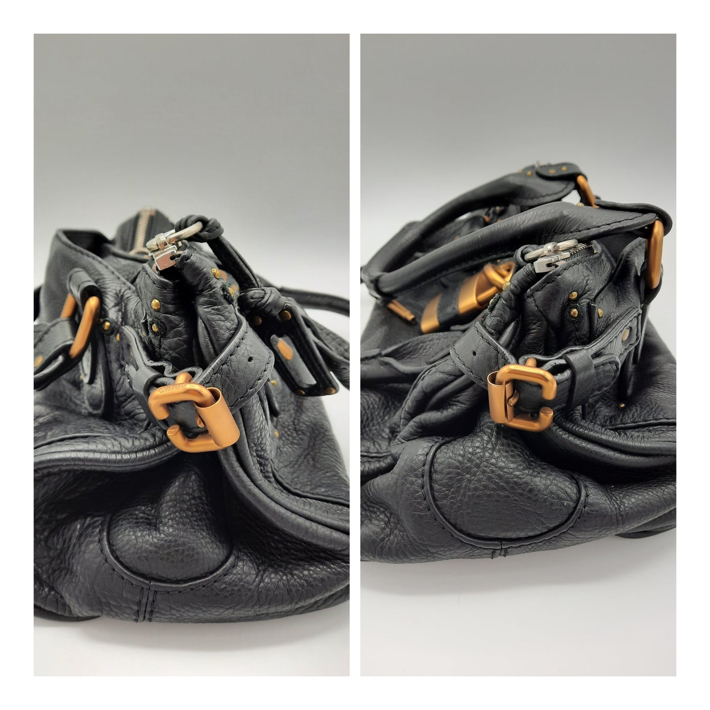 Second hand Chloé Paddington Medium Black Leather - Tabita Bags