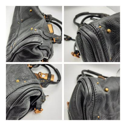 Second hand Chloé Paddington Medium Black Leather - Tabita Bags