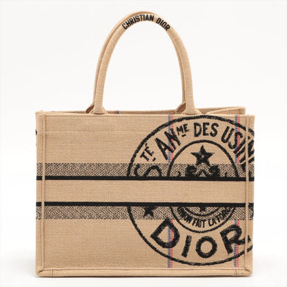 Second hand Dior Book Tote Medium Jute Dior Union Motif Tote Bag - Tabita Bags