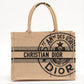 Second hand Dior Book Tote Medium Jute Dior Union Motif Tote Bag - Tabita Bags