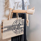 Second hand Dior Book Tote Medium Jute Dior Union Motif Tote Bag - Tabita Bags