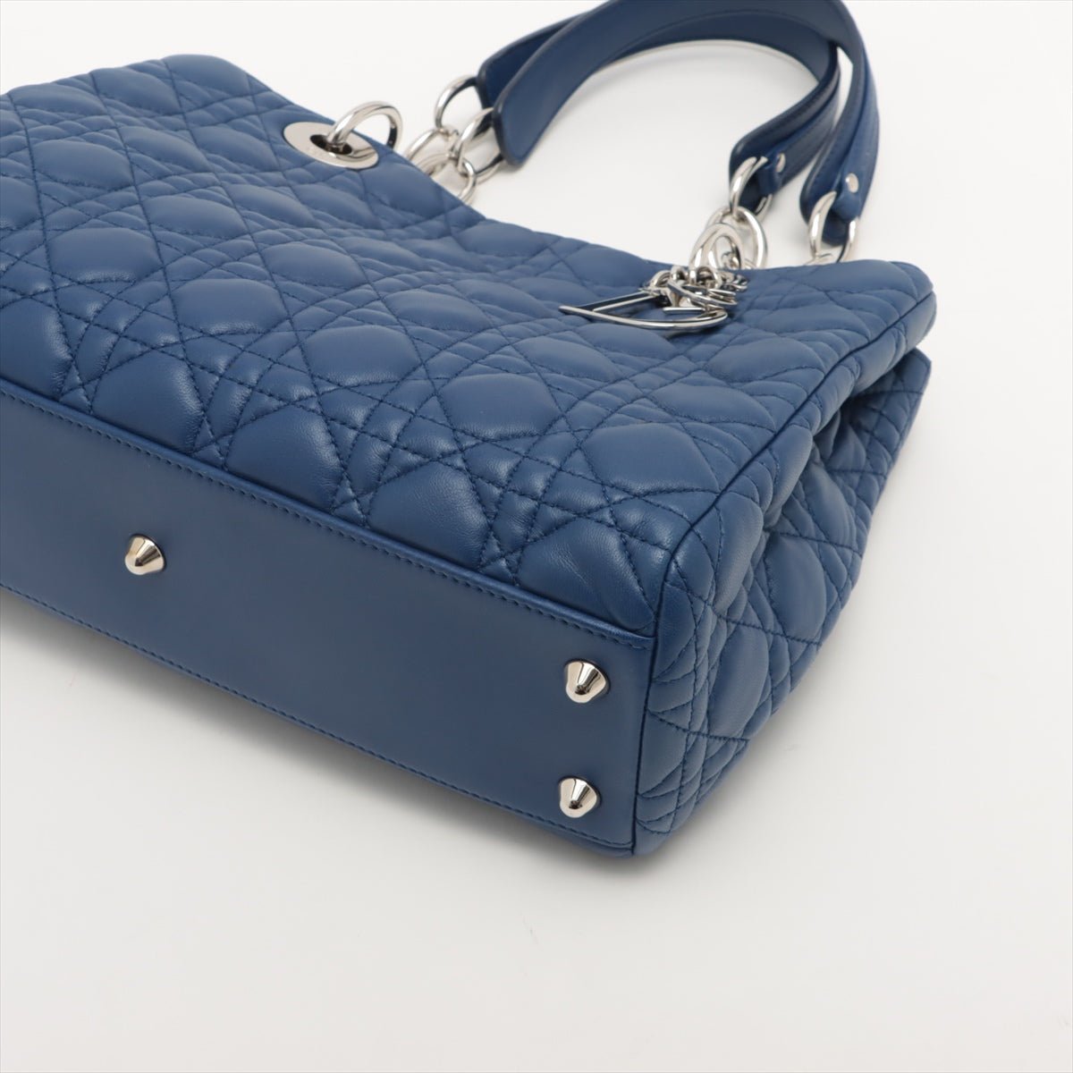 Second hand Dior Cannage Leather Blue - Tabita Bags